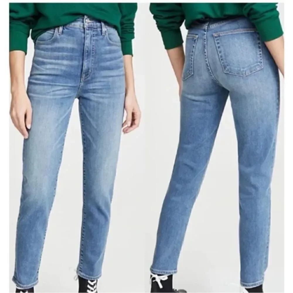 Slvrlake Beatnix Blue Skies Jeans High Rise Slim Size 26